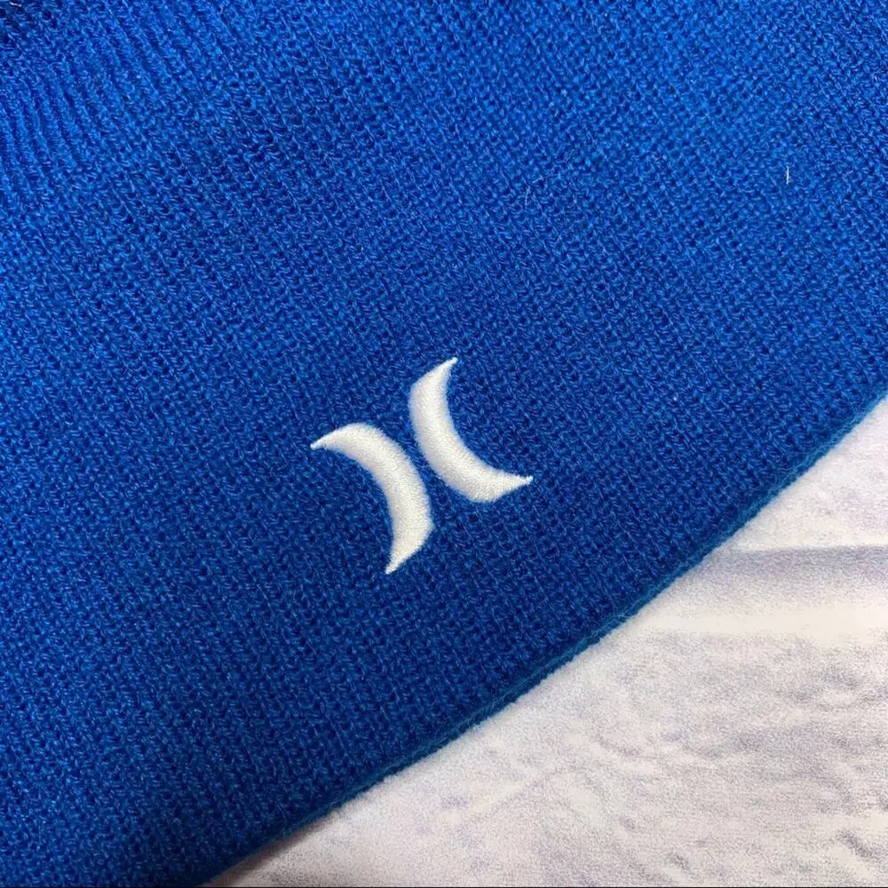 Hurley Icon Staple Beanie in Blue